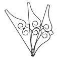 thumbnail image 3 of Sturdy Metal Garden Flag Hanging Rack with Black Finish for Outdoor Use 3PC, 3 of 8