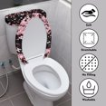 thumbnail image 4 of HELLHERO Stylish Gifts - Stretch, Fits All Toilet Shapes Bathroom Seat Covers for Hotel, Universal Cherry Blossom, 4 of 8