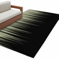 thumbnail image 2 of Rectangle Area Rugs 4 x 6 Ft, Sage Green Black Ombre Non-Slip Residential Carpet, Modern Abstract Striped Gradient Indoor Crawling Mats Runner Rugs for Living Room/Dining Room/Bedroom, 2 of 9