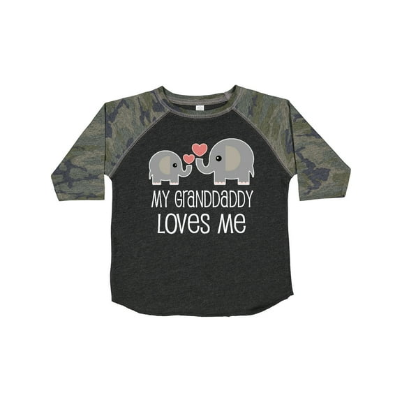 Inktastic Grandaddy Loves Me Grandchild Boys or Girls Toddler T-Shirt
