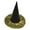 1-Yellow4100, variant on XIAOCHA Womens Sparkly Halloween Witch Hat Mesh Wizard Hat Role Playing Party Headwear,Purple