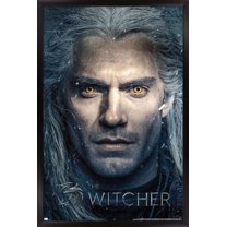 Netflix The Witcher - Closeup Wall Poster, 22.375" x 34", Framed
