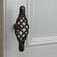thumbnail image 4 of GlideRite 3 in. Classic Oval Birdcage Cabinet Knob, Rustic Bronze, 4 of 5
