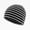 Black White Stripe, variant on Baby Cotton Knit Beanie Hat Red One Size 1 Piece (1 Count)