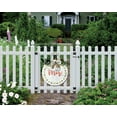 thumbnail image 2 of Hello May Front Door Sign Funny Wreaths Hanging Wooden Plaque Decoration Round Rustic Wood Farmhouse Porch Decor for Home Front Door Decor, 12 x 12 Inch, 2 of 5