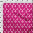 thumbnail image 2 of oneOone Silk Tabby Fabric Leaves & Floral Block Print Sewing Fabric BTY 42 Inch Wide, 2 of 4