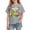 Z65 Gray, variant on Mifsaly Toddler Kids First Day Of Preschool Shirts Girls Back To School Short Sleeve T-Shirts Graphic Casual Summer Cotton Crewneck Tops