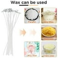 thumbnail image 3 of Functional Candle Wick Kit for DIY Pillar Candles – Waxed Wicks with Metal Sustainers and Centering Devices for Crafting & Stationery, 3 of 3