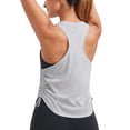 thumbnail image 1 of Remera CRZ YOGA de Algodón Pima con Lateral Fruncido y Tirantes, Talle L, 1 of 7