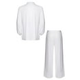 thumbnail image 5 of dPois Mens Praise Dance Pullover with Wide Leg Pants Solid Color Suit Liturgical Dancewear White XXL, 5 of 7