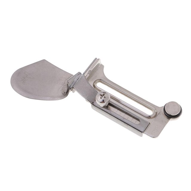 maskred Iron Sewing Machine Single Fold Binder Attachment Tape Size Binding 6 Silver 3/16 Scale 2Set