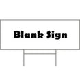 thumbnail image 1 of 9" x 24" Plastic Blank Arrow Signs with H Stakes, 1 of 1