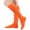 32# Saffron, variant on Knee High Socks for Women Knee Socks Tube Socks Womens Athletic Socks Cotton Tall Socks Long Socks Knee High Stockings Red One Size