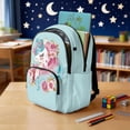 thumbnail image 4 of KUIFORTI Capybara Strawberry Lunchbox and Bookbag Kid Backpack Set 4Pcs Lightweight Boys School Bag for Elementary Primary Middle School Pencil Bags Water Bottle Sleeve Back to School Supplies, 4 of 7