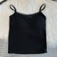 thumbnail image 2 of Camiseta sin mangas con tirantes para mujer: prenda básica sin mangas de color liso, suave, elástica y cómoda para el uso diario, 2 of 3
