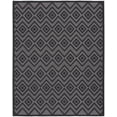 thumbnail image 2 of Nourison Versatile Indoor/Outdoor Charcoal/Black 8' x 10' Area Rug, (8x10), 2 of 10