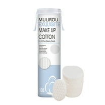Acdanc 100Pcs Premium Cotton Rounds Disposable Cosmetic Pads Thick Makeup Remover Pads Soft