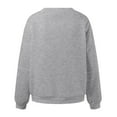 thumbnail image 6 of CONFREE Oversized Sweatshirts For Women Long Sleeve Ladys Sport Sweatshirt Solid Color Soft Spring Fall Clothes Shirts, 6 of 7