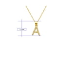 thumbnail image 2 of Collar Gargantilla Letra A Oro 10K 45cm Horoz W1722, 2 of 3