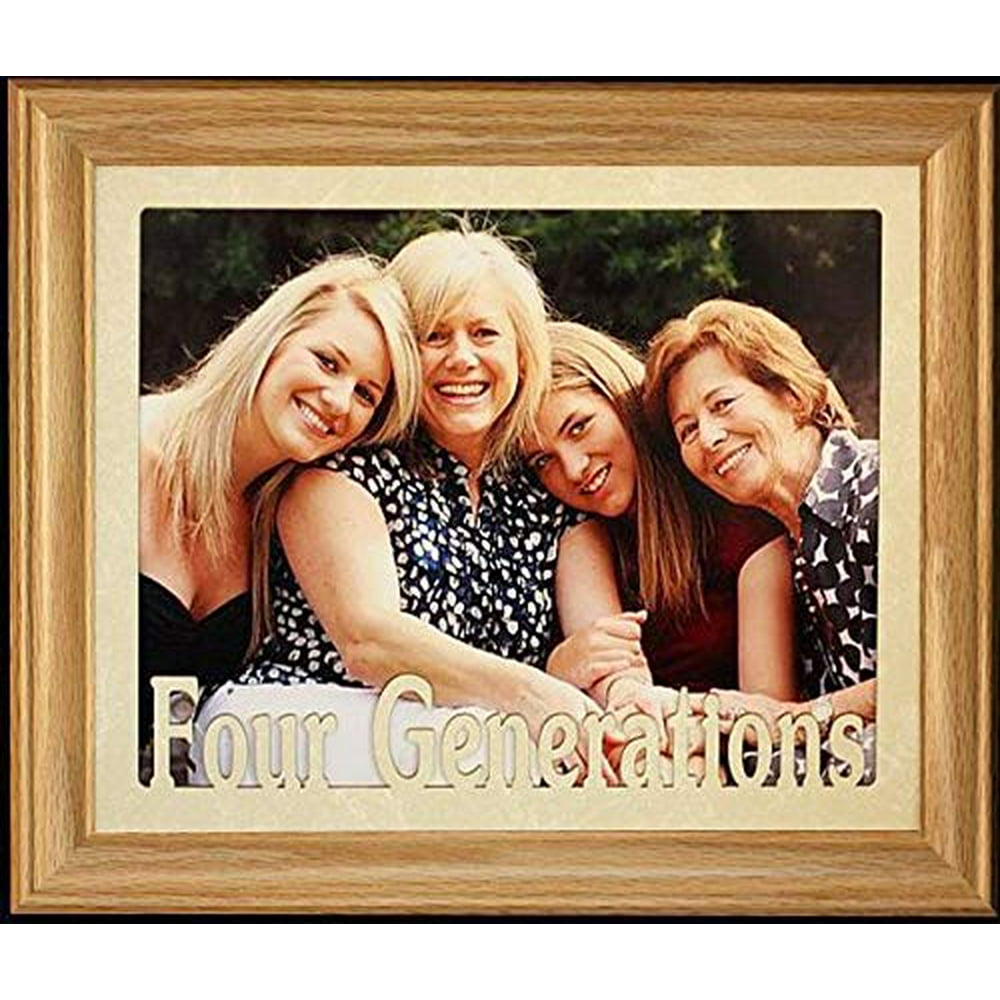 8X10 Four Generations Landscape Picture Frame Holds A Cropped 8X10