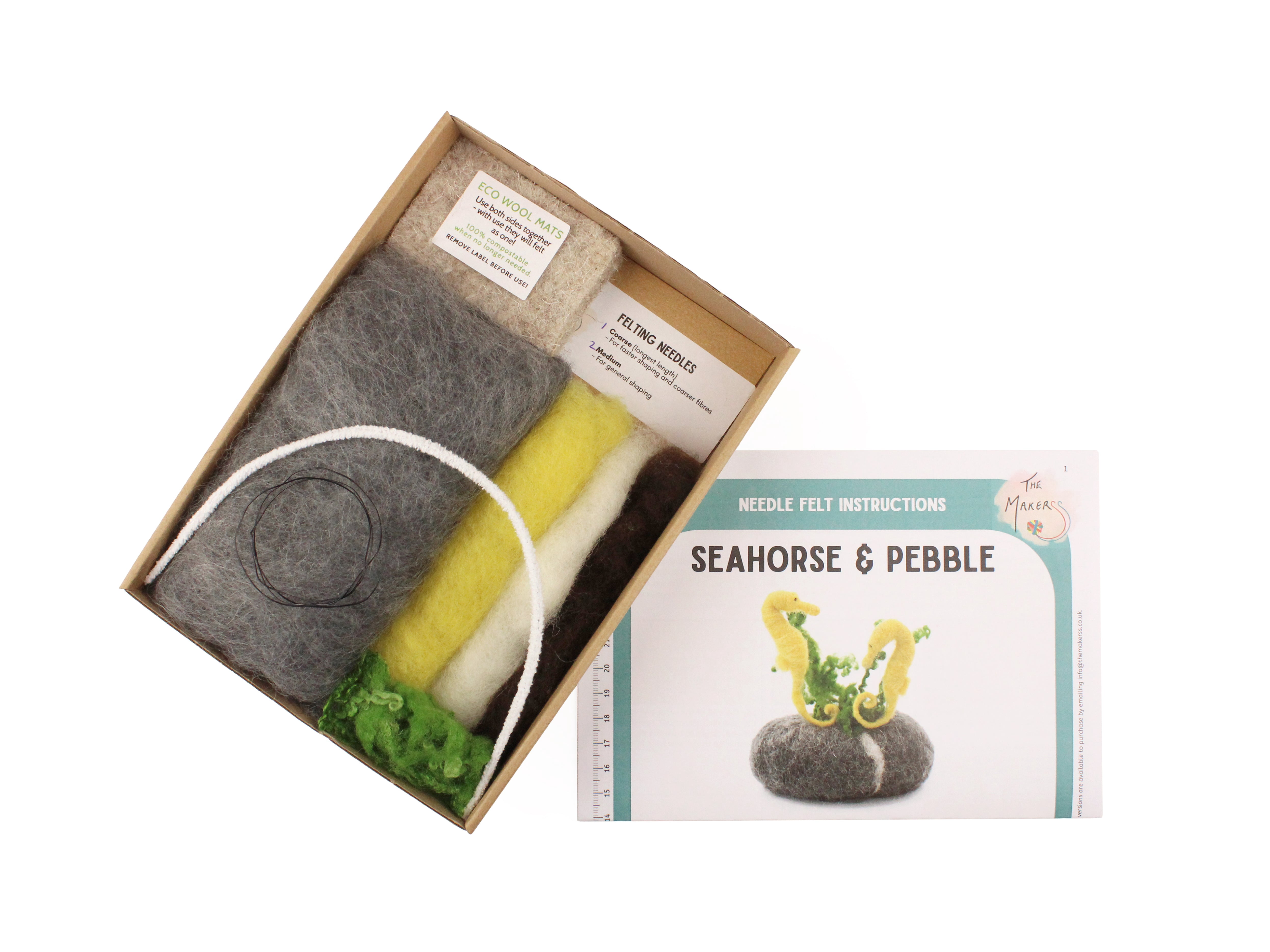 Felting Kit - Seahorse Needle Felting Kit