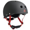 thumbnail image 4 of Triple 8 Lil 8 Dual Certified Black Rubber Toddler Bike & Skate Helmet, 5T, 4 of 5
