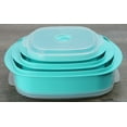 Calypso Basics, Microwave Cookware/ Storage Set, Turquoise
