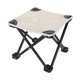 thumbnail image 4 of Taburete de campamento, reposapiés resistente, taburete plegable para acampar, para barbacoa, senderismo, pesca Blanco sin bolsa kusrkot Reposapiés plegable, 4 of 8