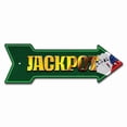 thumbnail image 1 of SignMission P-ARROW-999795 6 x 18 Po. Large Jackpot Arrow Sign, 1 of 4