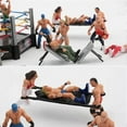 thumbnail image 3 of Mini Wrestling Figure Playset, Wrestler Warriors Toys With Square Ring & Accessories, Fun Miniature Fighting Action Figures Gift For Kid Boys, 3 of 5