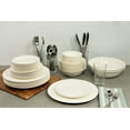 thumbnail image 4 of 10 Strawberry Street Nova White Round 62-Piece Dinnerware Set, Service for 6, 4 of 11