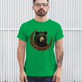 thumbnail image 4 of Celtic Moon Bear T-shirt Mystical Forest Animal Wildlife Nature Spiritual Celestial Lunar Viking Valhala Men's Tee, 4 of 7