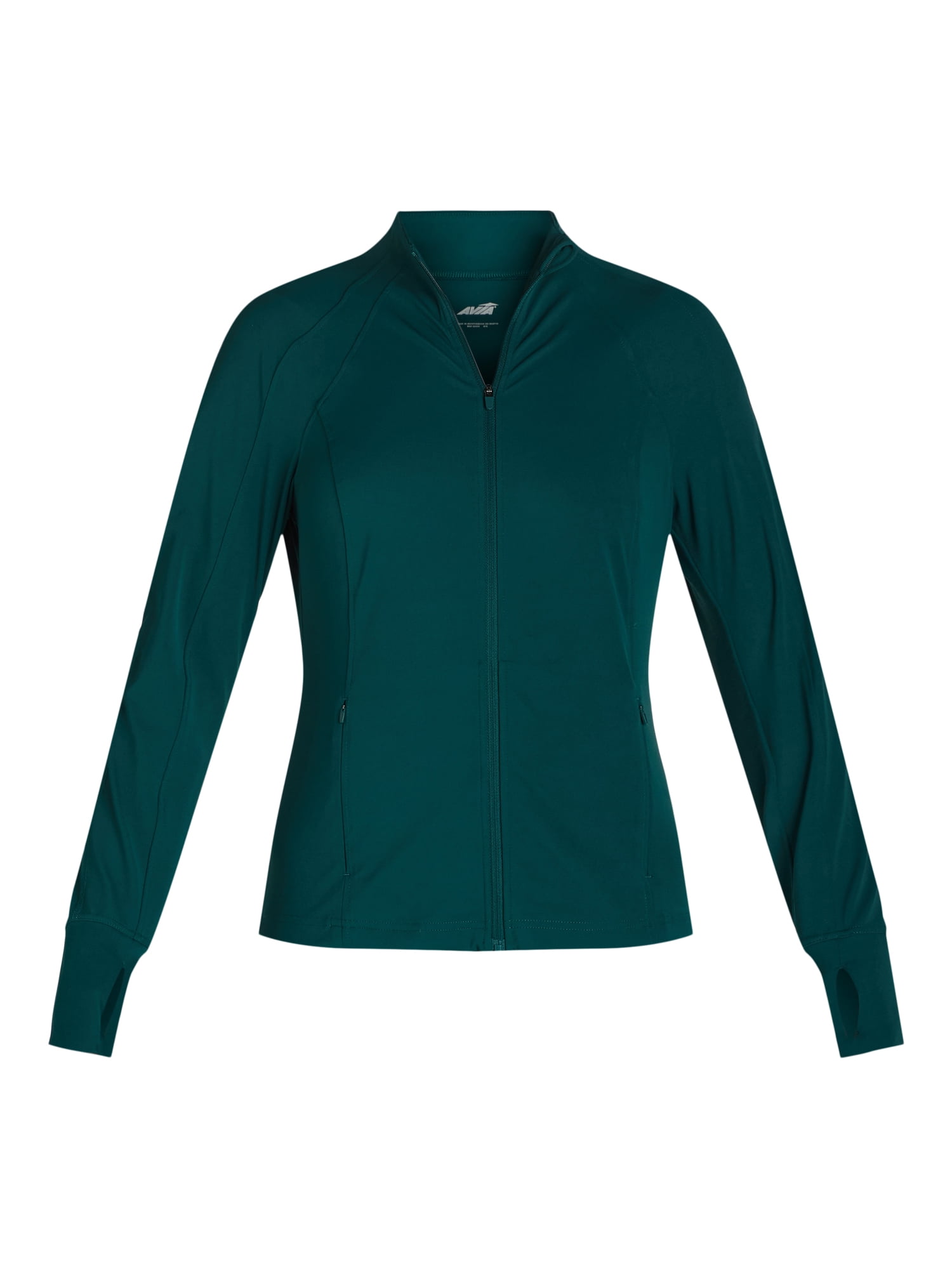 Avia Women's and Women's Plus SoftSculpt Zip-Up Active Jacket, Sizes XS-4X