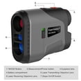thumbnail image 3 of Multifunctional laser rangefinder outdoor golf telescope digital monocular rangefinder angle speed height measurement tool with LCD display, 3 of 8
