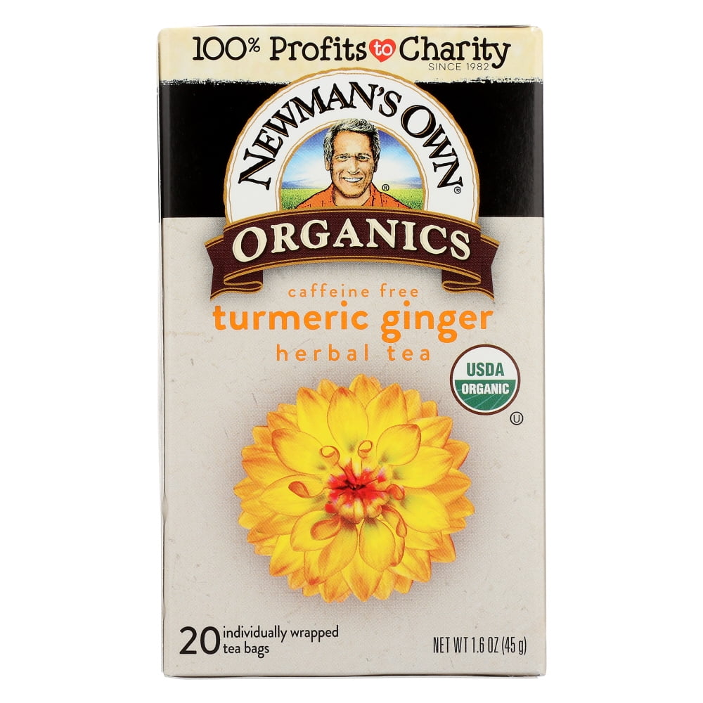 Turmeric Ginger Herbal Tea, 20 bg （Pack of 3）