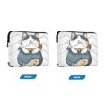 thumbnail image 7 of FORMRS 13-13.3 inch Laptop Sleeve Case Soft Carrying Quilted Computer Bag Cover, Blue Cute Cat, 7 of 7