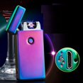 thumbnail image 2 of Luxury Metal high-tech USB lighters:Electric ARC USB Rechargeable Flameless Cigarette Cigar Lighter, 2 of 5
