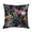 K, variant on Elegant Night Rose Floral Print Decorative Pillow for Sofa Bedroom Living Room Cover