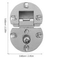 thumbnail image 4 of Shisuyan Users Needing Replacement Hinges Zinc Alloy 4Pcs 2.2x1.4in, 4 of 8