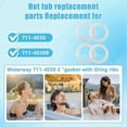 thumbnail image 2 of Replacement 2inch for Gecko Spa Hot Tub Heater Gasket, 2 of 5
