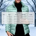thumbnail image 3 of Purcolt Womens Cropped Puffer Jacket - Quilted Packable Lightweight Winter Coat - Stand Collar Long Sleeve Full Zip Windproof Insulated Snow Coats, 3 of 7