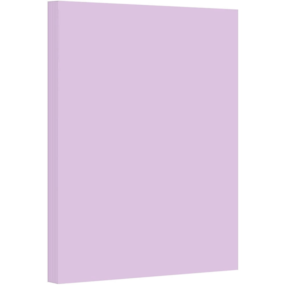 Lilac Pastel Color Card Stock Paper, 67lb Cover Medium Weight Cardstock