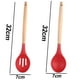 thumbnail image 2 of Los utensilios de cocina 2pcs fijaron en la manija de madera redonda, apto para lavavajillas sin BPA resistente al calor antiadherente, 2 of 5