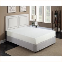 Mattresses 10 in. Twin-XL Gel Memory Foam Mattress Bed in a Box with Breathable Aloe Vera Cover | White | Polyester