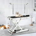 thumbnail image 7 of Garvee Heavy Duty Dog Grooming Table, 50'' Electric Grooming Table for Dogs&Cats, Pet Grooming Table, Height Adjustable with Anti Slip Tabletop, with Sockets for All Pets White, 7 of 7