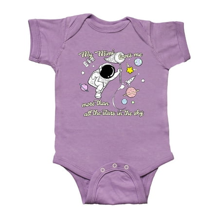 

Inktastic My Mimi Loves Me Gift Baby Boy or Baby Girl Bodysuit