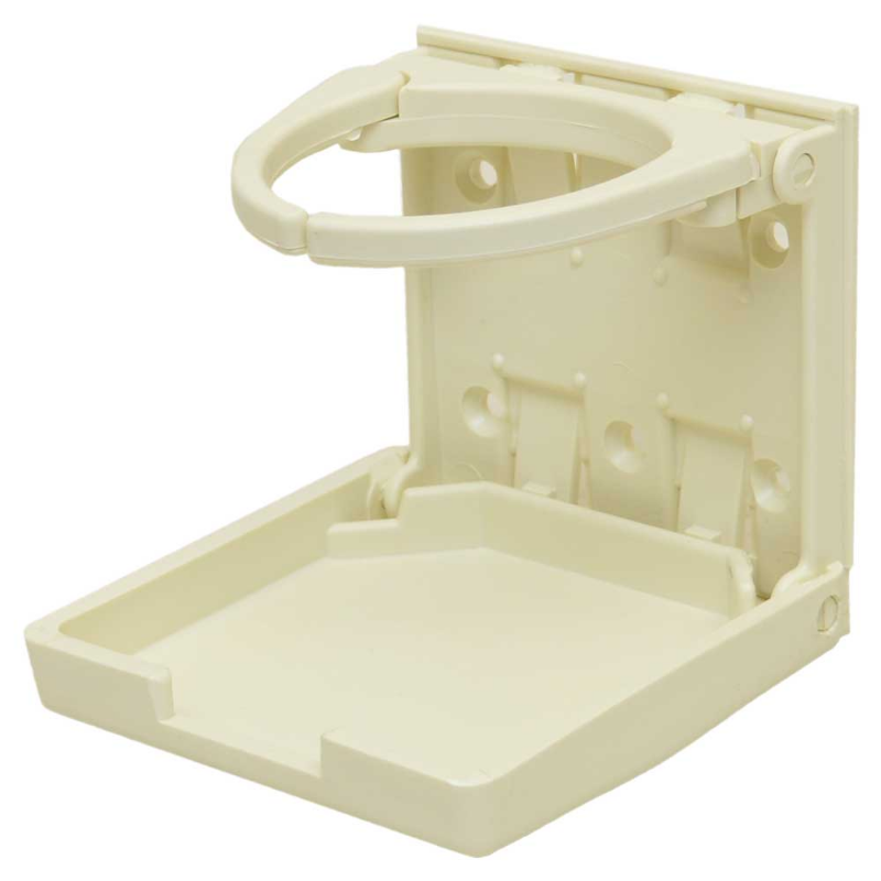 Avalon Boat Folding Cup Holder 120008 4 1/8 x 3 7/8 Inch Cream