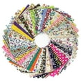 thumbnail image 5 of NUZYZ 30/50Pcs 10cmx10cm Floral Print Patchwork Cloth Sewing Quilting Material, 5 of 7