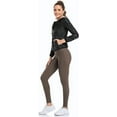 thumbnail image 2 of Charmo Fleece Lined Leggings Women Winter Thermal Insulated Leggings High Waist Workout Yoga Pants with Pockets, 2 of 7