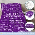 thumbnail image 2 of Gifts for Mom from Daughter Son on Mothers Day, Throw Blanket, Mom Gifts, Mom Gifts from Daughters, Gift for Mom, Birthday Gifts for Mom, Presents for Mom, Throw Blankets for Mom, 50"×60"(Purple), 2 of 6